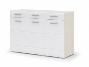 Комод Симба  дуб белфорд-белый глянец в Камышлове - kamyshlov.mebel24.online | фото 1