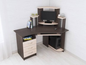 Компьютерный стол Грета-7 венге/дуб молочный в Камышлове - kamyshlov.mebel24.online | фото