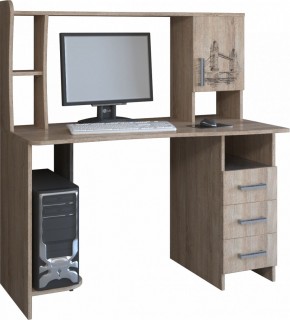Компьютерный стол КЛ №6.4 (дуб баррик) в Камышлове - kamyshlov.mebel24.online | фото