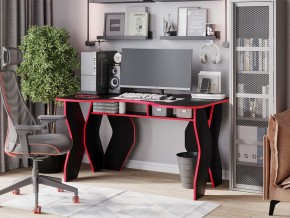 Компьютерный стол КЛ №9.0 (Черный/Красный) в Камышлове - kamyshlov.mebel24.online | фото 4