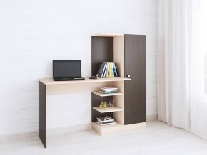 Компьютерный стол Квартет-6 венге/дуб молочный в Камышлове - kamyshlov.mebel24.online | фото