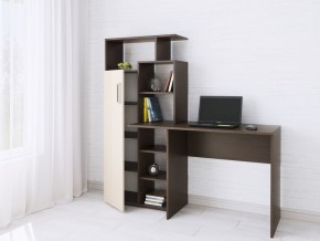 Компьютерный Стол Квартет-7 Дуб молочный/Венге в Камышлове - kamyshlov.mebel24.online | фото