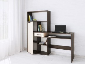 Компьютерный стол Квартет-8 венге/дуб молочный в Камышлове - kamyshlov.mebel24.online | фото