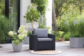 Комплект кресел Калифорния (California chair) графит в Камышлове - kamyshlov.mebel24.online | фото 1