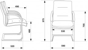 Кресло Бюрократ T-9927SL-LOW-V/BLACK в Камышлове - kamyshlov.mebel24.online | фото 4