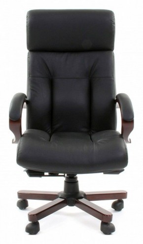 Кресло для руководителя Chairman 421 черный/орех темный, черный в Камышлове - kamyshlov.mebel24.online | фото 2