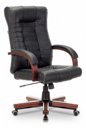 Кресло для руководителя KB-10WALNUT/B/LEATH в Камышлове - kamyshlov.mebel24.online | фото
