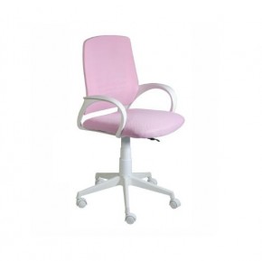 Кресло Ирис White сетка/ткань розовая в Камышлове - kamyshlov.mebel24.online | фото
