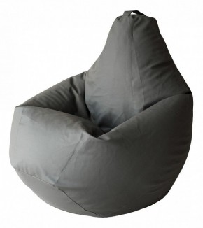 Кресло-мешок Серая ЭкоКожа 3XL 150*110 см в Камышлове - kamyshlov.mebel24.online | фото