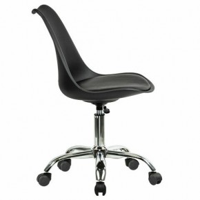 Кресло стул BRABIX "Eames MG-310 CH", хром, пластик черный, экокожа черная, 532925 в Камышлове - kamyshlov.mebel24.online | фото 3