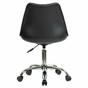 Кресло стул BRABIX "Eames MG-310 CH", хром, пластик черный, экокожа черная, 532925 в Камышлове - kamyshlov.mebel24.online | фото 4