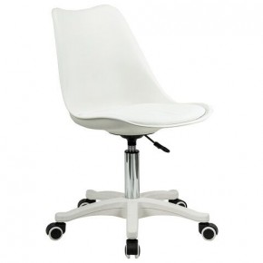 Кресло стул BRABIX "Eames MG-310 PL", пластик белый, экокожа белая, 532926 в Камышлове - kamyshlov.mebel24.online | фото 2
