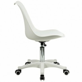 Кресло стул BRABIX "Eames MG-310 PL", пластик белый, экокожа белая, 532926 в Камышлове - kamyshlov.mebel24.online | фото 3