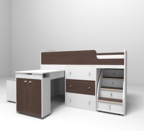 Кровать-чердак Малыш (большой) 800*1800 в Камышлове - kamyshlov.mebel24.online | фото 7