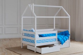 Кровать-домик 80*160 Белый в Камышлове - kamyshlov.mebel24.online | фото 3