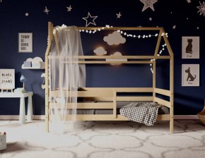 Кровать-домик 80*160 без покраски (без ящиков) в Камышлове - kamyshlov.mebel24.online | фото