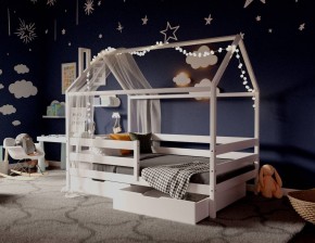 Кровать-домик 80*190 Белый в Камышлове - kamyshlov.mebel24.online | фото