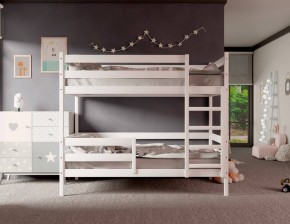 Кровать двухъярусная без крыши 80*160 Белый (без ящиков) в Камышлове - kamyshlov.mebel24.online | фото