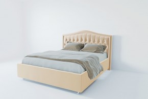 Кровать Калининград с ПМ 1200 (экокожа бежевая) в Камышлове - kamyshlov.mebel24.online | фото