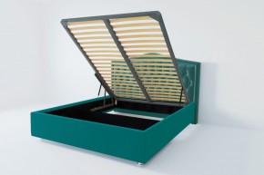 Кровать Калининград с ПМ 1600 (велюр бирюзовый) в Камышлове - kamyshlov.mebel24.online | фото