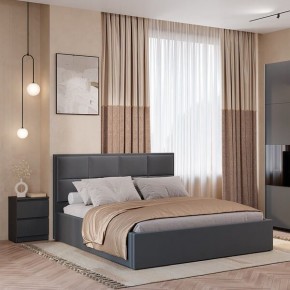 Кровать Линда КР-16 (Графит) 1600 в Камышлове - kamyshlov.mebel24.online | фото 2