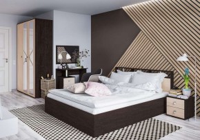 Кровать Ненси-2 1.4 Настил из ДСП 2с корпус венге/дуб молочный в Камышлове - kamyshlov.mebel24.online | фото 2