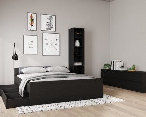 Кровать ОРИОН двухспальная с ортопедическим основанием 180х200, цвет Дуб Венге в Камышлове - kamyshlov.mebel24.online | фото 3