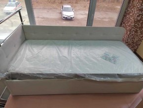 Кровать Зарина угловая Newtone light beige угол левый в Камышлове - kamyshlov.mebel24.online | фото 1