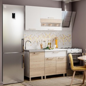 Кухня Айсбери 1.2 м (Белый/Дуб Сонома) в Камышлове - kamyshlov.mebel24.online | фото