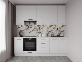 Кухонный гарнитур Белый Глянец 2400 h950 (Стол. 38мм) в Камышлове - kamyshlov.mebel24.online | фото