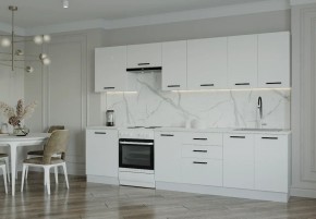 Кухонный гарнитур Белый Глянец 3000 (Стол. 26мм) в Камышлове - kamyshlov.mebel24.online | фото