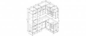 Кухонный гарнитур Фьюжн 2200*1700 (Стол. 38мм) в Камышлове - kamyshlov.mebel24.online | фото 2