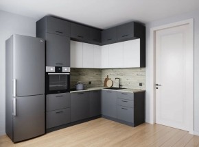 Кухонный гарнитур Меренга 2200*1700 (Стол. 38мм) в Камышлове - kamyshlov.mebel24.online | фото 1