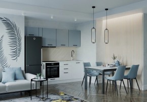 Кухонный гарнитур Ниагара 2550 (Стол. 38мм) в Камышлове - kamyshlov.mebel24.online | фото 1