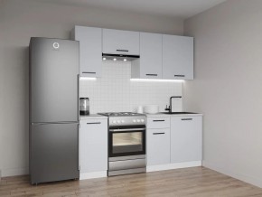 Кухонный гарнитур Смоки 2000 (Стол. 38 мм) в Камышлове - kamyshlov.mebel24.online | фото 1