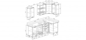 Кухонный гарнитур Старое Дерево 2200*1000 (Стол. 26мм) в Камышлове - kamyshlov.mebel24.online | фото 2