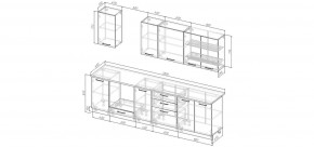 Кухонный гарнитур Старое Дерево 2800 (Стол. 26мм) в Камышлове - kamyshlov.mebel24.online | фото 2