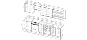 Кухонный гарнитур Старое Дерево 3000 (Стол. 38мм) в Камышлове - kamyshlov.mebel24.online | фото 2