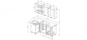Кухонный гарнитур угловой Демо 1000*1800 (Стол. 26мм) в Камышлове - kamyshlov.mebel24.online | фото 2