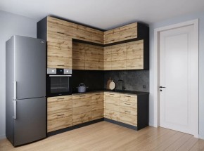 Кухонный гарнитур угловой Крафт 2200*1700 (Стол. 38мм) в Камышлове - kamyshlov.mebel24.online | фото 2