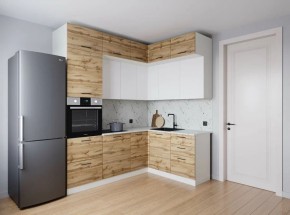 Кухонный гарнитур угловой Лада 2200*1700 (Стол. 26мм) в Камышлове - kamyshlov.mebel24.online | фото 1