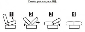 ЛАУРА ЛЮКС Диван Лаура Люкс БД+2подушки в Камышлове - kamyshlov.mebel24.online | фото 7