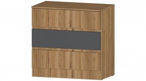 ЛЕНОРА Комод 3 ящика (графит) в Камышлове - kamyshlov.mebel24.online | фото