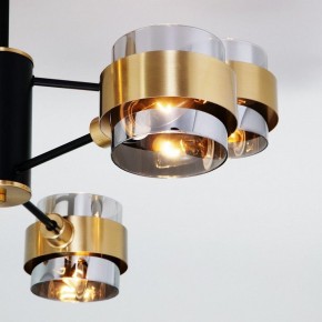 Люстра на штанге Eurosvet Arcada 70127/6 черный/дымчатый в Камышлове - kamyshlov.mebel24.online | фото 4