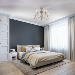 Люстра на штанге Eurosvet Incanto 60069/5 серебро в Камышлове - kamyshlov.mebel24.online | фото 5