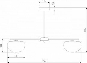 Люстра на штанге Eurosvet Like 30190/5 латунь в Камышлове - kamyshlov.mebel24.online | фото 4