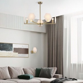 Люстра на штанге Eurosvet Marble 60158/5 латунь в Камышлове - kamyshlov.mebel24.online | фото 2