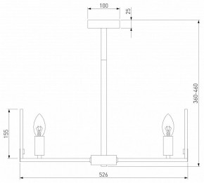 Люстра на штанге Eurosvet Marble 60158/5 латунь в Камышлове - kamyshlov.mebel24.online | фото 3