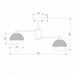 Люстра на штанге Eurosvet Nocciola 70106/6 черный в Камышлове - kamyshlov.mebel24.online | фото 5