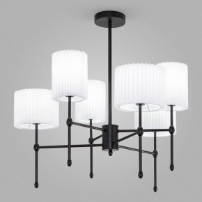 Люстра на штанге Eurosvet Notturno 60162/6 черный в Камышлове - kamyshlov.mebel24.online | фото